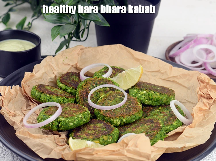 Step 32 – <p>Serve the <span style="background-color:rgb(255,255,255);color:rgb(0,0,0);"><strong>hara bhara kebab on tava recipe | healthy hara bhara kabab | …