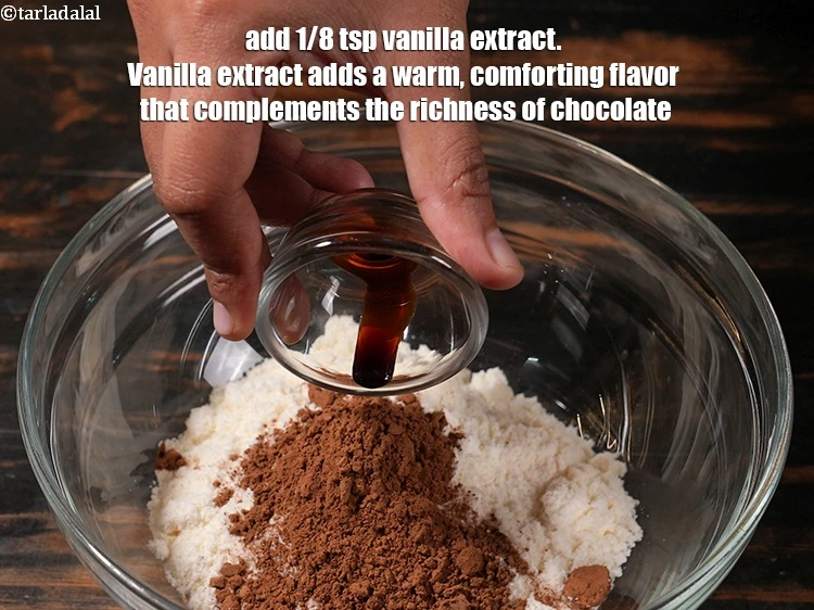 Step 6 – <p>Add 1/8 tsp <a href="https://www.tarladalal.com/glossary-vanilla-extract-1248i">vanilla extract</a>.&nbsp;Vanilla extract adds a warm, comforting flavor that complements the …