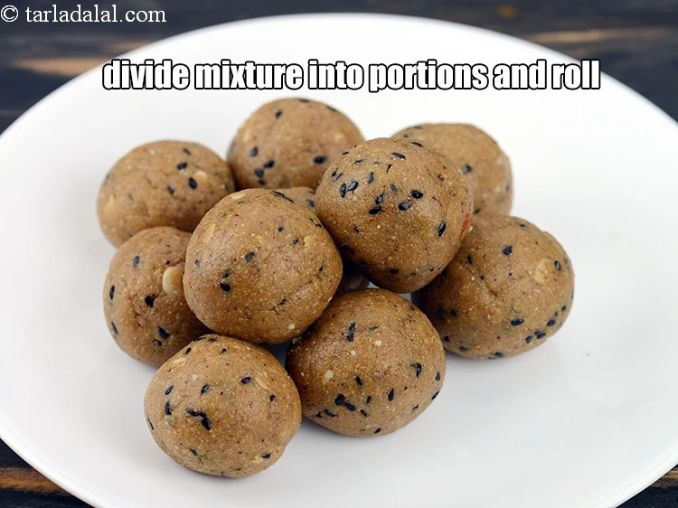 Step 28 – <p>Divide the mixture into 20 equal portions and roll each portion into a ball.</p>