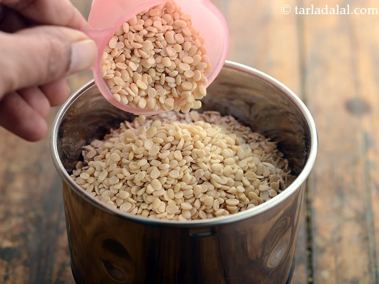 Step 3 – <p>Also, add urad dal. Fresh urad dal is best suitable to get soft idlis. Current …