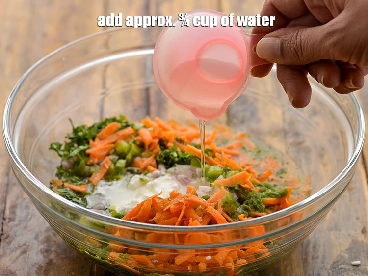 Step 11 – <p>Add approx. ¾ cup of <strong>water</strong>. If mistakenly you add more water and the batter …