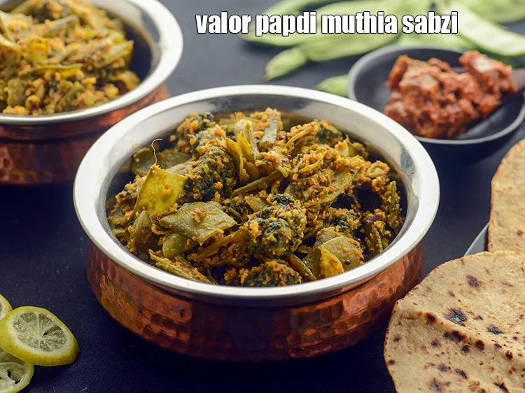 Step 19 – <p>Serve&nbsp;<strong>valor muthia nu shaak | valor papdi muthia sabzi | Gujarati valor papdi nu shaak …