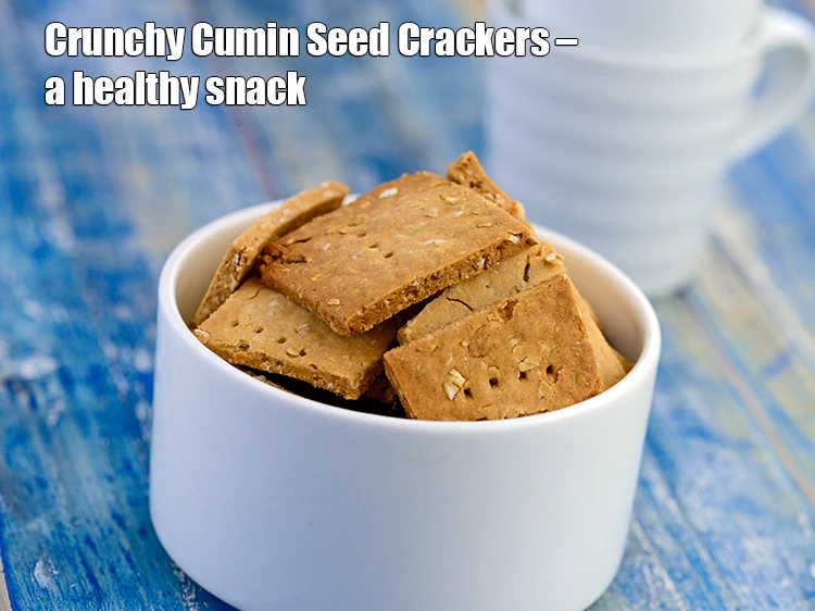 Step 30 – <p><strong>Crunchy Cumin Seed Crackers – a healthy snack.&nbsp;</strong></p>