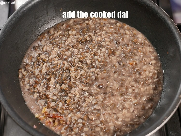 Step 19 – <p>Add the cooked dal.</p>