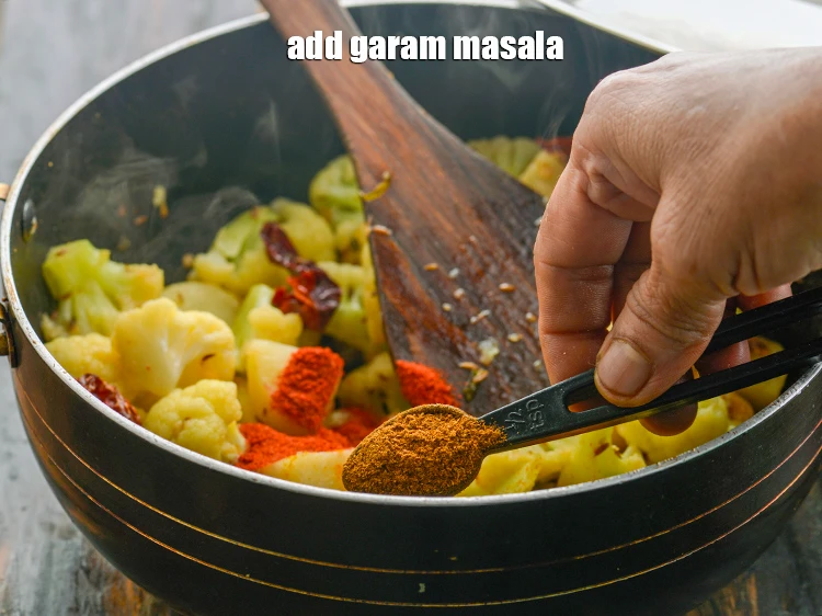 Step 20 – <p>Add the 1/2 tsp <a href="https://www.tarladalal.com/glossary-garam-masala-296i"><u>garam masala</u></a>. We have made use of homemade garam masala …
