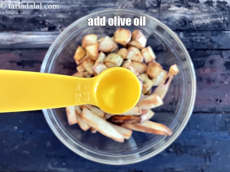Step 20 – <p>Add 1/2 tsp olive oil.&nbsp;</p>