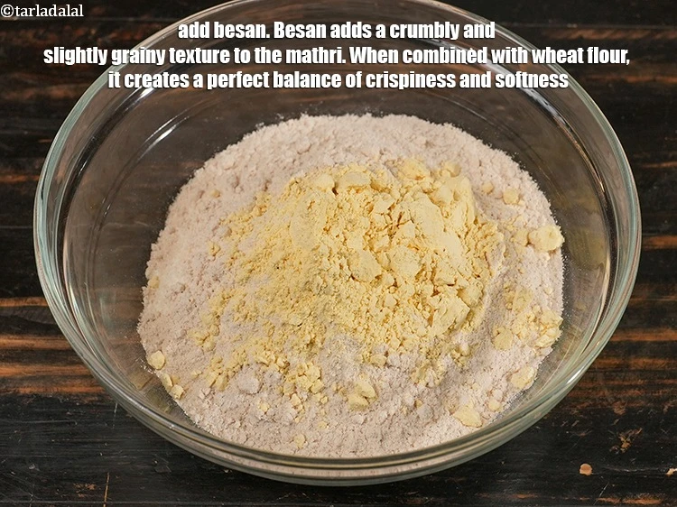 Step 5 – <p>Add 2 tbsp <a href="https://www.tarladalal.com/glossary-besan-chana-dal-flour-bengal-gram-flour-952i">besan (bengal gram flour)</a>. Besan adds a crumbly and slightly grainy …