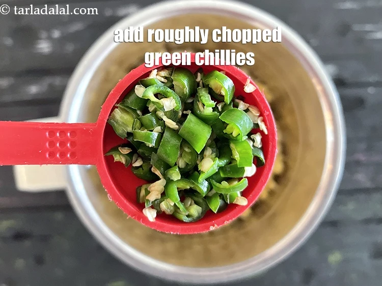 Step 11 – <html><head></head><body><p>Add&nbsp;1 tbsp&nbsp;roughly&nbsp;<a href="glossary-chopped-green-chilli-820i">chopped green chillies</a>.</p></body></html>