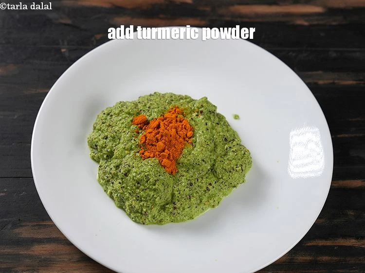 Step 10 – <p>Add ½ tsp <a href="https://www.tarladalal.com/glossary-turmeric-powder-haldi-645i">turmeric powder (haldi)</a>.</p>