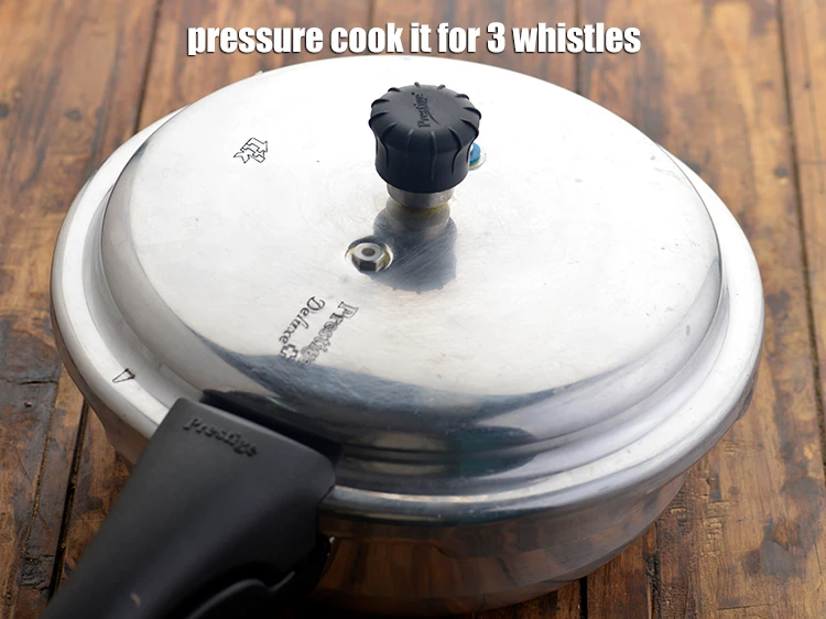 Step 11 – <p>Pressure cook it for 3 whistles.</p>