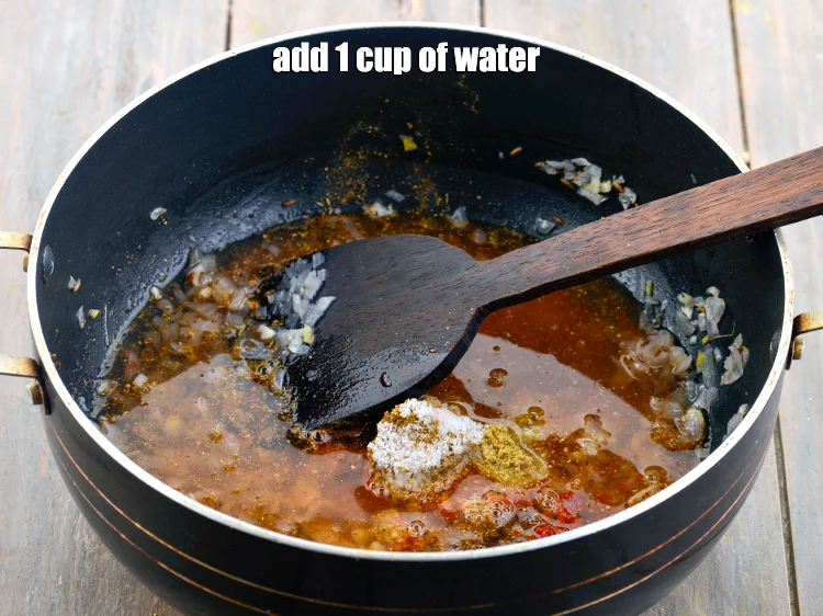 Step 25 – <p>Add 1 cup of <strong>water</strong>. At this stage, you can also make use of the …