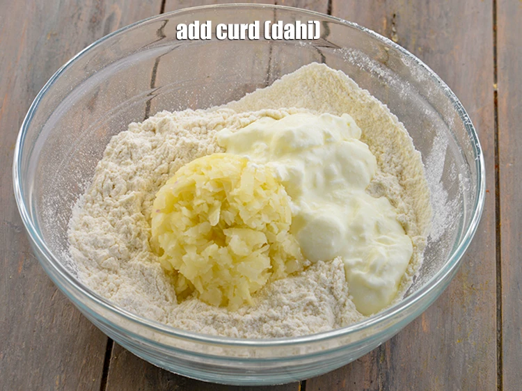 Step 33 – <p>Add the 2 1/2 tbsp <a href="https://www.tarladalal.com/glossary-curd-dahi-yogurt-yoghurt-383i"><u>curd (dahi)</u></a>. This is added as we have not …