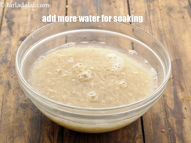 Step 6 – <html><head><meta charset="UTF-8"></head><body><p>Add more water for <strong>soaking</strong>.&nbsp;&nbsp;</p></body></html>