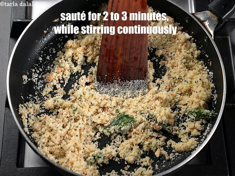 Step 17 – <p>Sauté on medium flame for 2 to 3 minutes, while stirring continuously.</p>