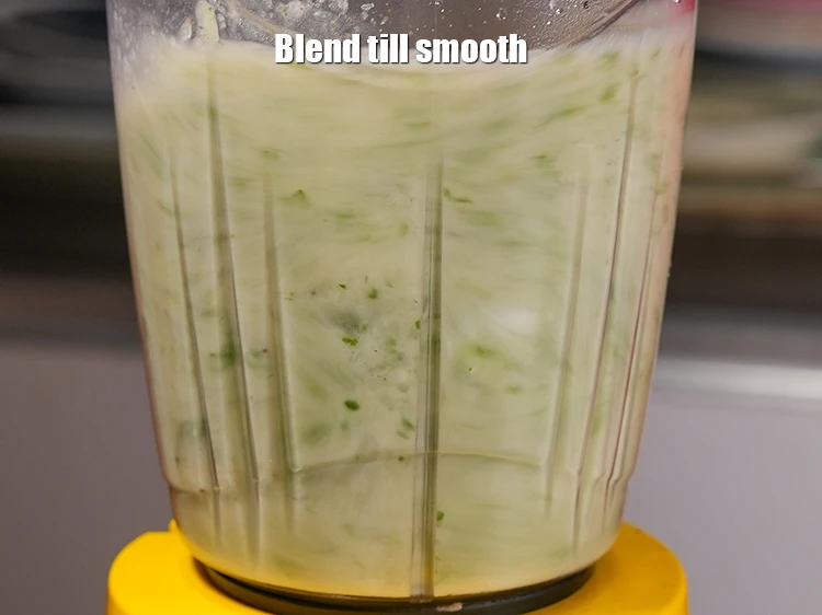 Step 13 – <p><span style="background-color:rgb(255,255,255);color:rgb(0,0,0);">Blend till smooth.</span></p>