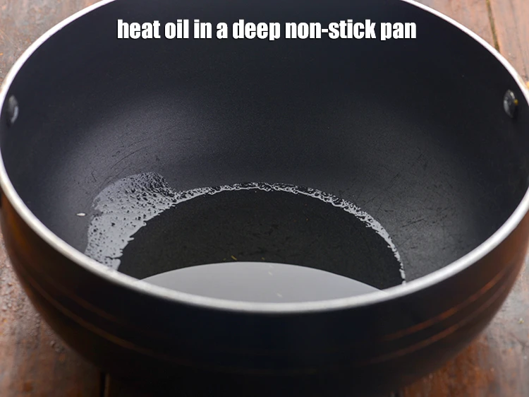 Step 20 – <p>Heat the 2 tbsp <a href="https://www.tarladalal.com/glossary-oil-671i"><u>oil</u></a> in a deep non-stick pan. You can even make …
