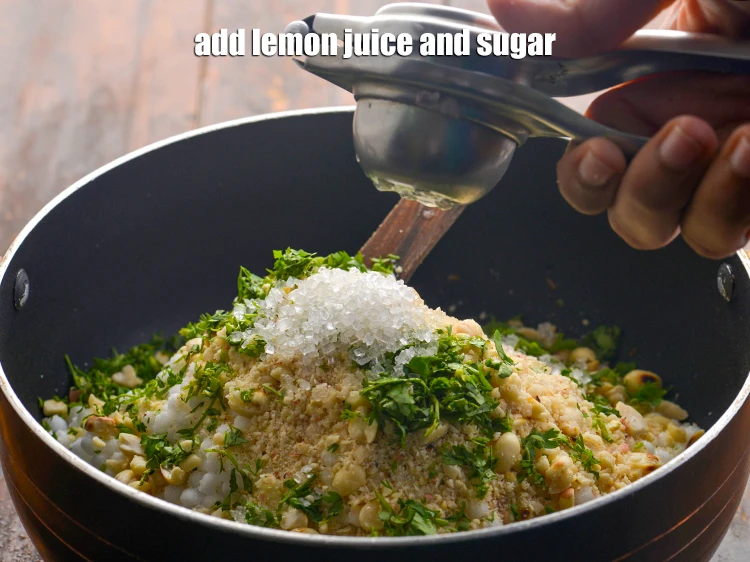 Step 29 – <p>Add the 2 tsp <a href="https://www.tarladalal.com/glossary-lemon-nimbu-428i#ing_2754"><u>lemon juice</u></a> and 2 tsp <a href="https://www.tarladalal.com/glossary-sugar-chini-shakkar-278i"><u>sugar</u></a>. They help in …