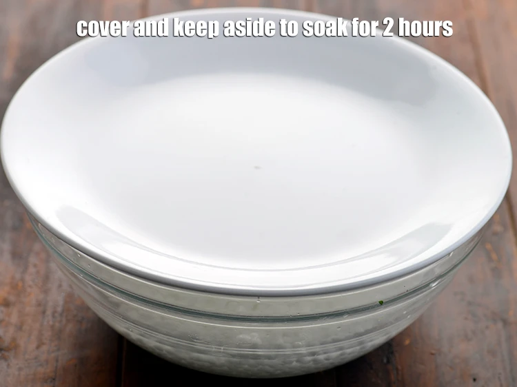 Step 12 – <p>Mix well, cover and keep aside to soak for 2 hours.</p>