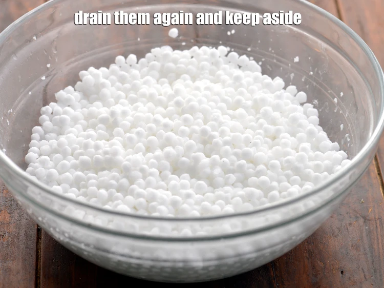 Step 13 – <p>Drain them again and keep aside. There will hardly be any water left but, just …