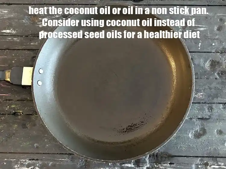 Step 28 – <p>For the tempering heat 2 tsp coconut oil or oil in a non-stick pan.&nbsp;Consider using …