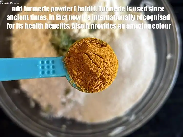 Step 8 – <p>Then add 1/2 tsp&nbsp;<a href="glossary-turmeric-powder-haldi-645i">turmeric powder (haldi)</a>. Turmeric is used in India since ancient times, …