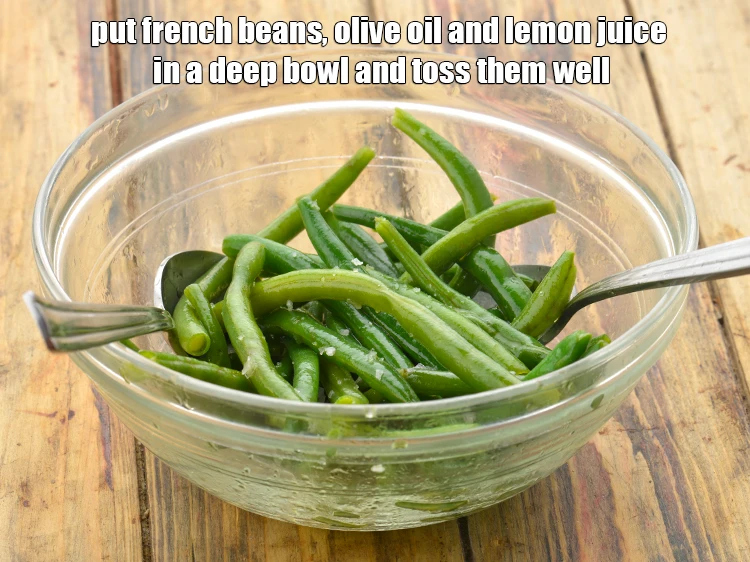 Step 7 – <p><span style="background-color:rgb(255,255,255);color:rgb(0,0,0);">Combine the french beans, </span>1 tbsp <a href="https://www.tarladalal.com/glossary-olive-oil-451i"><u>olive oil</u></a><span style="background-color:rgb(255,255,255);color:rgb(0,0,0);"> and </span>1 tsp <a …