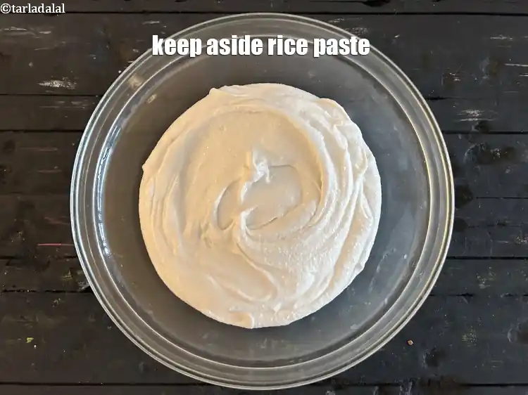 Step 16 – <p>Keep aside rice paste.</p>