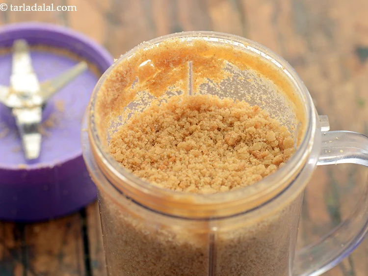 Step 22 – <p>Blend to a fine powder. This smooth mixture is called “churma".</p>