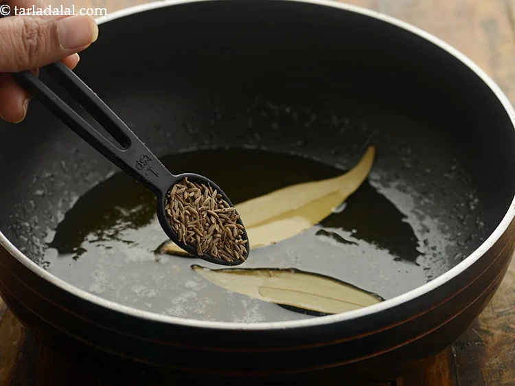 Step 36 – <p>Add cumin seeds.</p>
