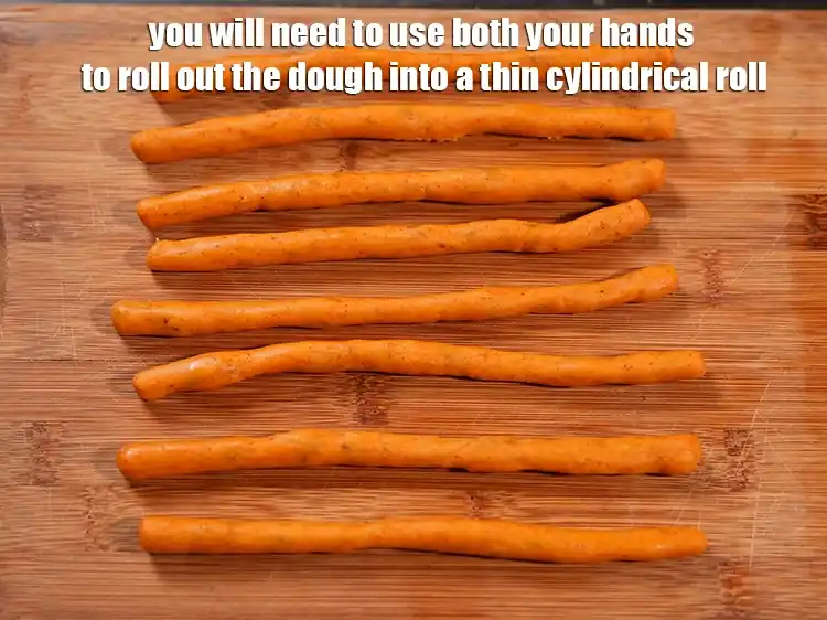 Step 15 – <html><head><meta charset="UTF-8"> </head><body><p>You will need to use both your hands to roll out the dough …