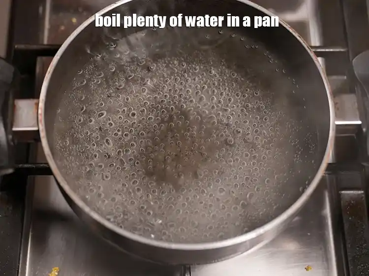 Step 16 – <p>Boil plenty of water in a pan.</p>