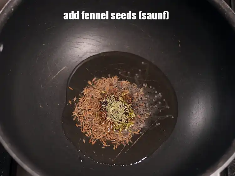 Step 29 – <html><head></head><body><p>Add&nbsp;1/2 tsp&nbsp;<a href="glossary-fennel-seeds-saunf-sauf-410i">fennel seeds (saunf)</a>.</p></body></html>
