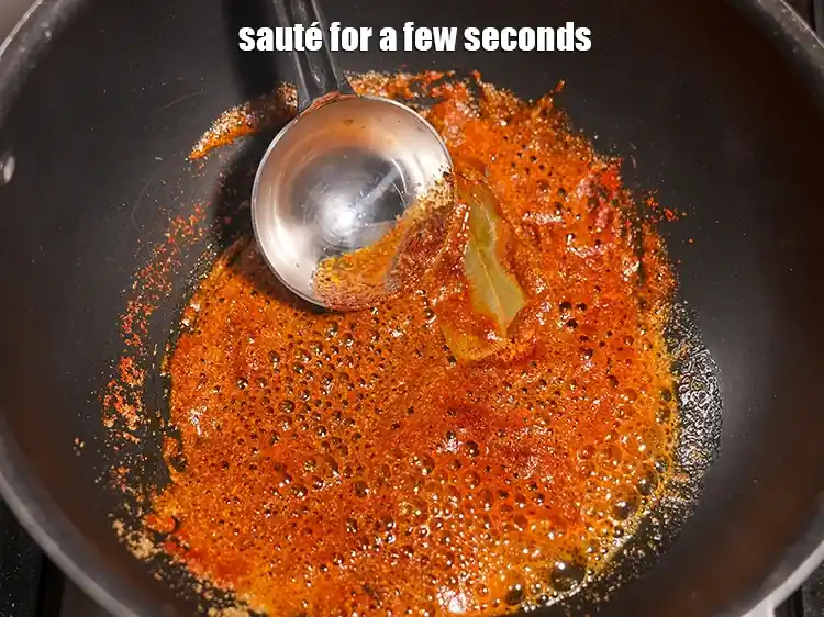 Step 38 – <html><head></head><body><p>Sauté for a few seconds.</p></body></html>