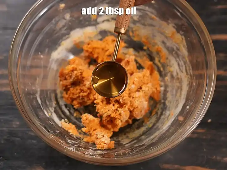 Step 10 – <p>Mix well, add&nbsp;2 tbsp <strong>coconut oil</strong> or&nbsp;<a href="glossary-oil-671i">oil</a>. Use coconut oil for a healthier diet …