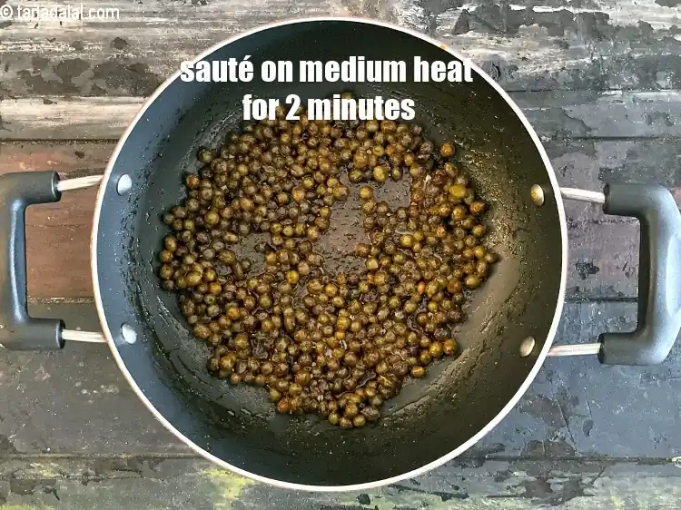 Step 16 – <p>Sauté on a medium flame for 2 minutes.</p>