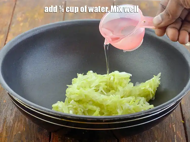 Step 7 – <p>Add ¼ cup of water. Mix well and cook on a medium flame for 4 …