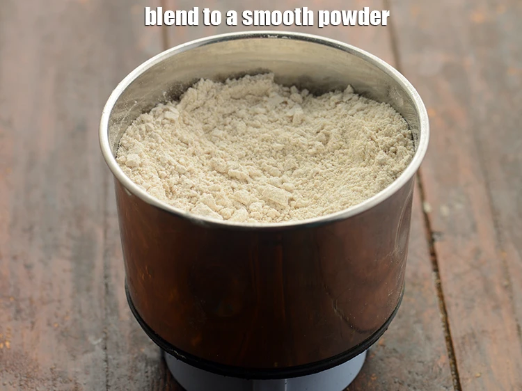 Step 15 – <p>Blend till you get a smooth powder. This is how the powder looks after blending. …