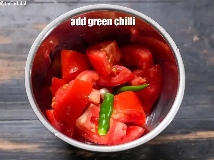 Step 4 – <p>Add 1 green chilli.</p>