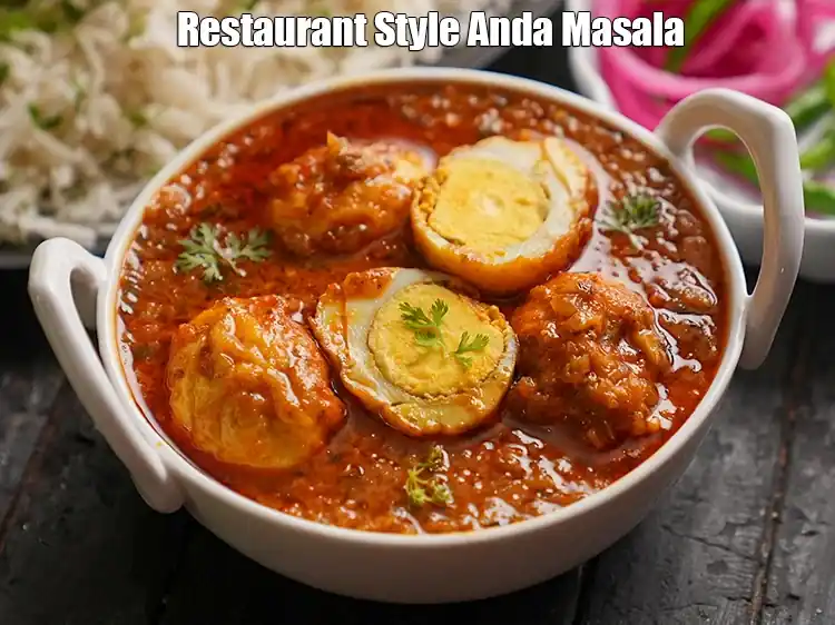 Step 40 – <p>Serve <strong>restaurant style anda masala&nbsp;</strong>hot.</p>