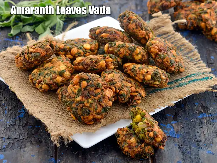 Step 10 – <p>Serve<strong> Keerai Vadai, Amaranth Leaves Vada</strong> immediately with <a href="https://www.tarladalal.com/coconut-chutney---idlis-and-dosas-1653r"><u>coconut chutney</u></a>.</p>