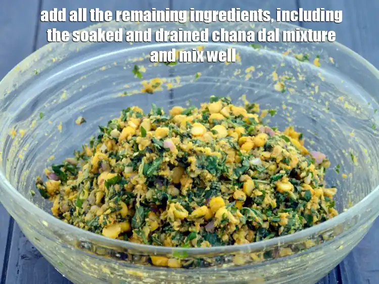 Step 5 – <p>Transfer the mixture into a deep bowl, add all the remaining ingredients, add 1 1/4 …