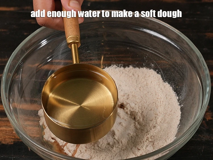 Step 4 – <p>Add enough water to make a soft dough.</p>