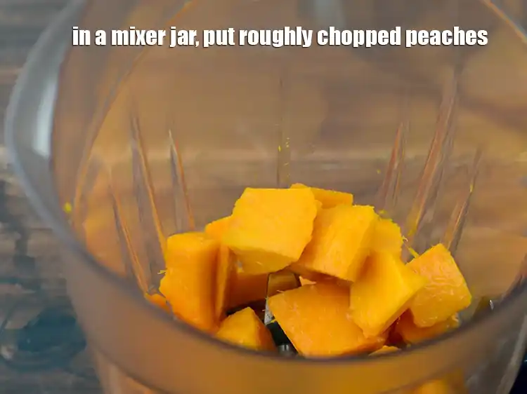 Step 1 – <p>To make the <span style="background-color:rgb(255,255,255);color:rgb(0,0,0);"><strong>Peach, Pineapple and Orange Drink</strong>, &nbsp;in a mixer jar, put </span>1 …