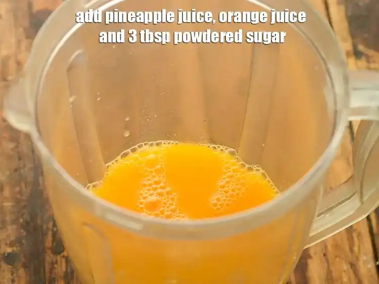 Step 2 – <p>Add 2 cups chilled readymade <a href="https://www.tarladalal.com/glossary-pineapple-juice-ananas-ka-juice-anana-ka-ras-94i"><u>pineapple juice</u></a><u>, </u>2 cups chilled readymade <a href="https://www.tarladalal.com/glossary-orange-juice-santre-ka-ras-narangi-ka-juice-118i"><u>orange juice</u></a><u> …