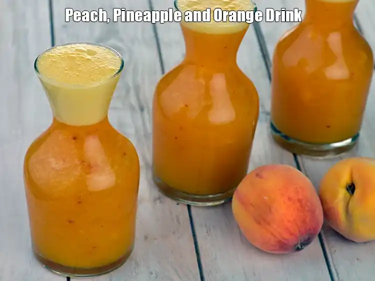 Step 4 – <p><span style="background-color:rgb(255,255,255);color:rgb(0,0,0);">Serve</span><strong> </strong><span style="background-color:rgb(255,255,255);color:rgb(0,0,0);"><strong>Peach, Pineapple and Orange Drink</strong> immediately.</span></p>