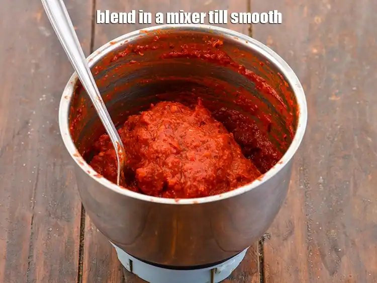 Step 7 – <p>Blend<strong> </strong>in a mixer till smooth.</p>