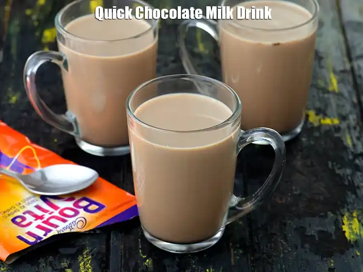 Step 6 – <p>Pour the <strong>bournvita milk </strong>into 2 individual cups. Serve <strong>bournvita milk</strong> immediately.</p>