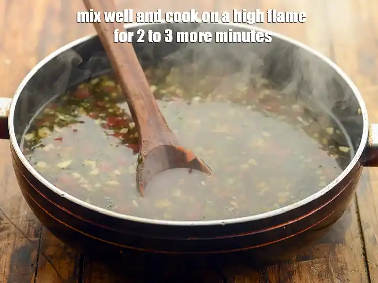 Step 34 – <p>Mix well and cook on a high flame for 2 to 3 more minutes, while …