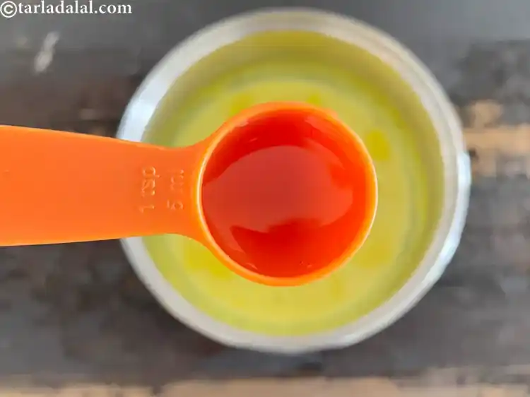 Step 11 – <p>Add honey to the lukewarm turmeric milk. <strong>You should never add honey to very hot …