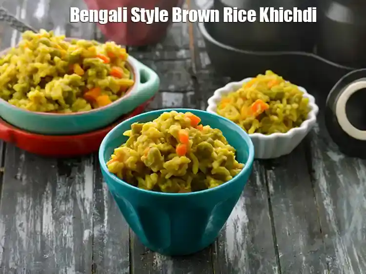 Step 11 – <p>Serve <strong>Bengali Style Brown Rice Khichdi, Low Salt Recipe</strong> immediately.</p>